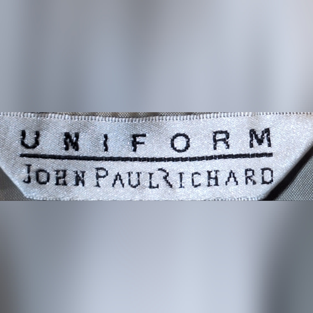 JOHN PAUL RICHARD A-Line Suede Skirt in Cream, Brown, and Black - Picture 3 of 4